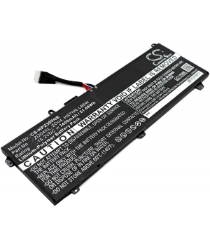 15.2V 3.4Ah LiPo battery for HP Zbook Studio G3
