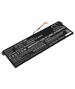 15.4V 3.5Ah LiPo battery for Acer A515-43-R19L