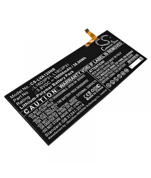 Batterie 3.8V 10Ah LiPo pour Lenovo YB-Q501F ZA1Y0061US