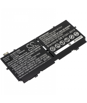 Batterie 7.6V 6.5Ah LiPo XX3T7 pour DELL XPS 13 7390