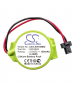 Pile CMOS 3V 0.15Ah Lithium pour Lenovo Thinkpad X100E
