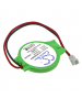 Pile Cmos 3V 0.2Ah Lithium pour Panasonic Toughbook CF-18