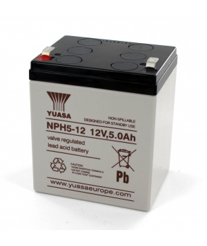 Batterie Plomb Yuasa 12V 5Ah NPH5-12