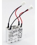 Batterie Saft 2x 4.8V 2x 4VST AAL 803981 + connecteur