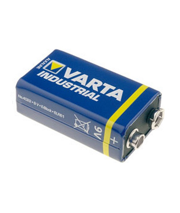 Pack of 20 Varta Industrial 9V 6LR61 alkaline batteries