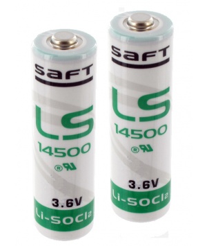 2 baterías de litio 6416215 para DELTA DORE FORE, detector de movimiento IRHX