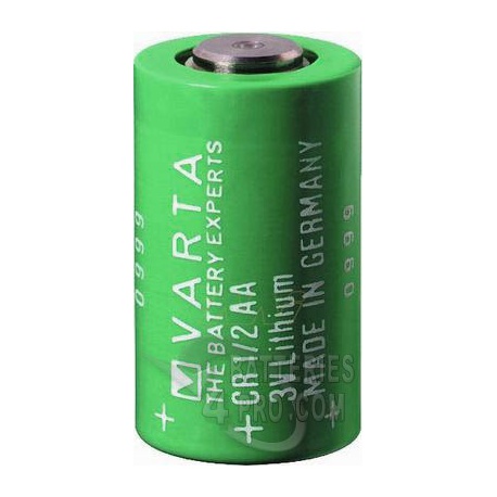 en la parte inferior 1/2 AA 3V Varta Batería de litio 6127 CR 1/2AA L14250 