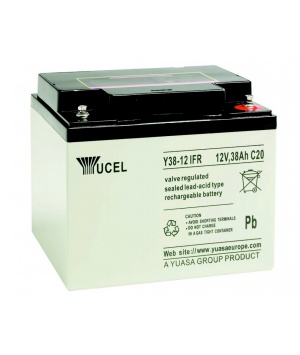 Batterie Plomb 12V 38Ah (197x165x170) FR Yuasa (Y38-12FR)