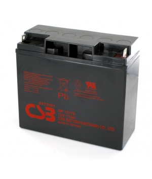 Lead 12V 17Ah CSB GP12170 battery