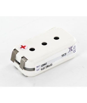 Saft 9.6V battery 8 VRE 1/3 AA flange NiCd Saft 9.6V battery 8 VRE 1/3 AA flange NiCd