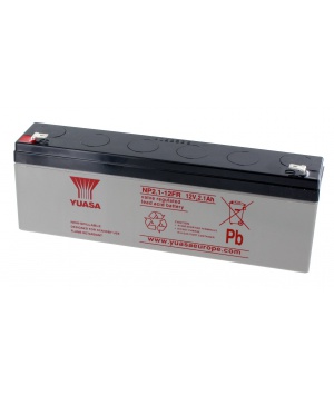 Batterie Plomb Yuasa 12V 2.1Ah NP2.1-12FR