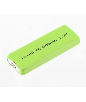 Prismatic battery 1.2V 800mAh NiMh HF - B1U