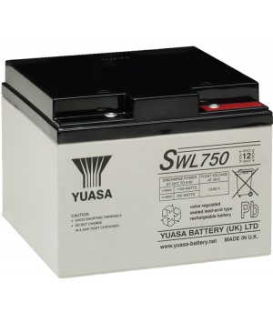 Batterie Plomb 12V 25Ah Yuasa (166X175X125) M5 (SWL750) 