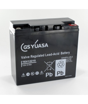 Batería de plomo TEV12210 YUASA 12V 21Ah