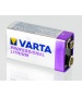 Piles Lithium Varta 9V speciale detecteur de fumée