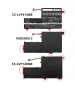 Batterie 11.4V 4.5Ah LiPo pour Lenovo Flex 4 1480