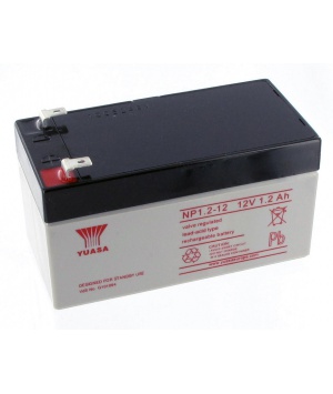 YUASA Battery lead 12V 1.2AH NP1.2-12