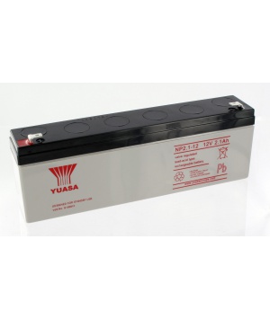 YUASA NP2.1-12 - Batterie Plomb Yuasa 12V 2.1Ah