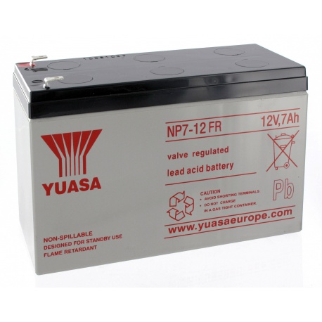 Akku blei Yuasa 12V 7Ah NP7-12FR