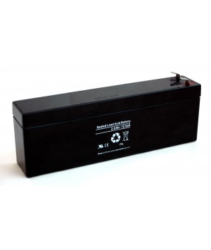 Lead 12V 2.6Ah battery (179 x 35 x 65)