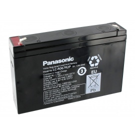 7.2 Ah Panasonic LC-R067R2P 6V batteria al piombo