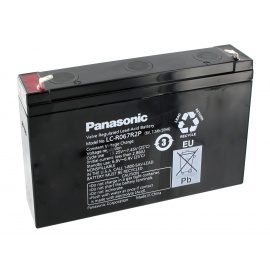 Lead Panasonic 7.2Ah LC-R067R2P 6V battery