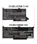 Batterie 11.4V 3.65Ah Li-Ion PGFX4 pour DELL Latitude 12 7280