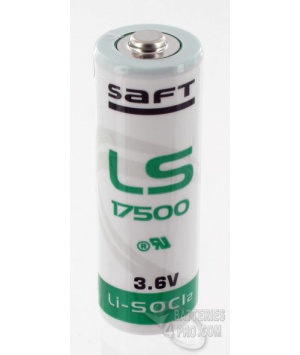 Batteria al litio 3.6 v 3.6Ah Saft LS17500
