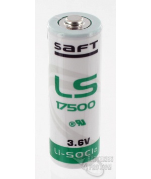 Pile lithium 3,6V 3,6Ah A Saft (LS17500) Pile lithium 3,6V 3,6Ah A Saft (LS17500)