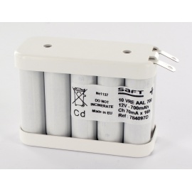 Batterie Ni-Cd 12V 700mAh Saft (784097)