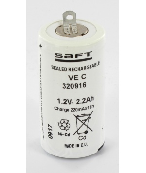Accu Ni-Cd 1.2V VEC2200 HBG Saft (791498) Accu Ni-Cd 1.2V VEC2200 HBG Saft (791498)