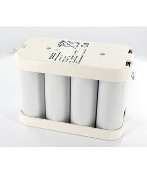 Batterie Ni-Cd 4,8V 16Ah 4VREFL-2 Flasques ARTS (804196)