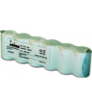 Batterie Saft 7.2V 600mAh 6VE2/3A Cote cote Saft