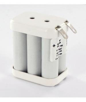 Saft 7.2V 700mAh battery 6 VRE 700 789057 AA Saft 7.2V 700mAh battery 6 VRE 700 789057 AA