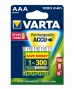 Pack 4 accus AAA 1000mAh Varta Professional