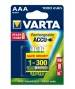 Pack 2 accus AAA 1000mAh Varta Professional