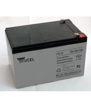 Batterie plomb Yuasa Yucel 12V 12Ah Y12-12