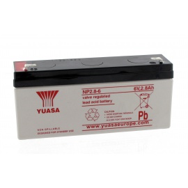 Batterie Plomb Yuasa 6V 2.8Ah NP2.8-6