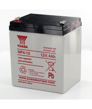 Yuasa 12V 4Ah NP4-12 lead battery