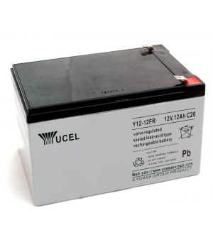 Batterie Plomb 12V 12Ah Yuasa (151X98X98) F2 (Y1212FR) 