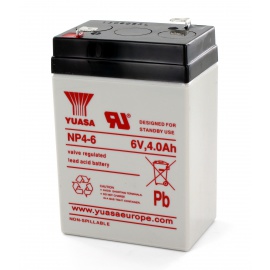 Batterie Plomb Yuasa 6V 4Ah NP4-6