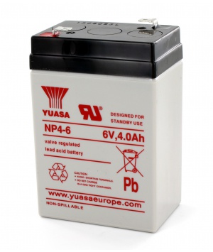 Lead Yuasa battery 6V 4Ah NP4-6