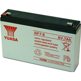 Batterie Plomb Yuasa 6V 7Ah NP7-6