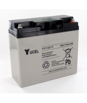 Batterie Plomb 12V 17Ah Yuasa (181X76X167) (Y1712FR) 