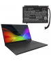 Batterie 11.4V 6.1Ah LiPo pour Razer Blade Pro 17 2019 4k UHD