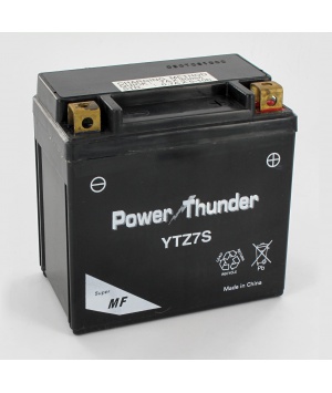 Batterie Démarrage 12V 6 Ah +D (112x69x103) (YTZ7S)