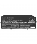 Batterie 14.4V 3.45Ah LiPo pour Fujitsu LifeBook U9310X VFY FJINTU9310