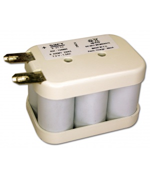 Batterie type Saft 6VTCS 7.2V 1.2Ah 134886