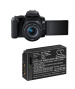 Batteria 7.4V 0.95Ah Li-ion LP-E17 per Canon EOS M3, M5, M6
