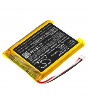 Batería de HQ804050 LiPo de 3.7V 1.8Ah para monitor de bebé de video Babysense V43